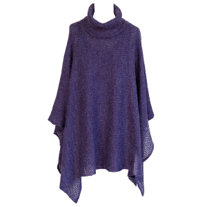 Polo-Neck Poncho