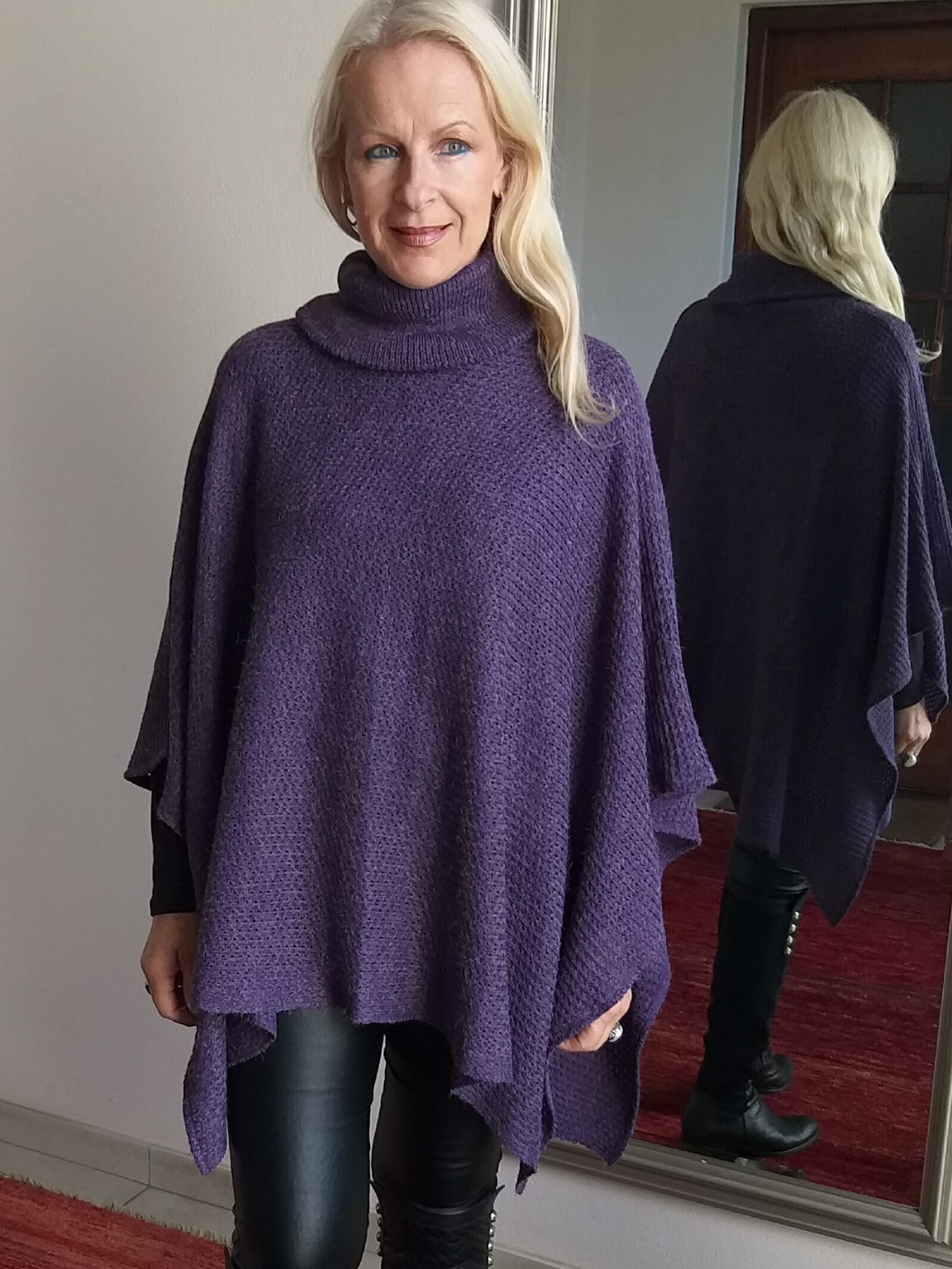 Purple Poncho