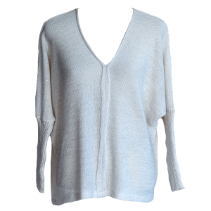 V-Neck Knitted Top
